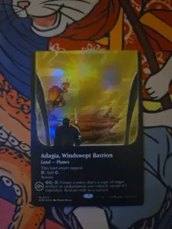 MTG Edge of Eternities Adagia Windswept Bastion Borderless Foil Card - Image 1