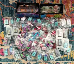 Pokemon TCG Playing Dice Lot 94 Count Sealed Bags Various Sets NEW (plus extras) - Image 1