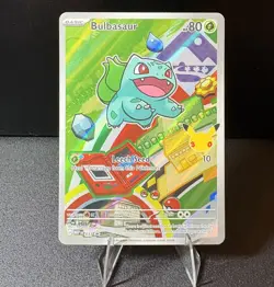 2026 Pokemon Bulbasaur MEP 037 First Partner Illustration Promo NM - Image 1