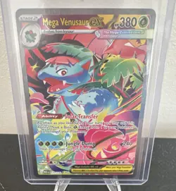 Pokemon Mega Venusaur Ex 177/132 Me01: Mega Evolution Holo English - Image 1