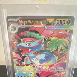 Pokemon Mega Venusaur Ex 177/132 Me01: Mega Evolution Holo English - Image 2