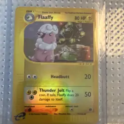 Pokemon Flaaffy Expedition Reverse Holo 077/165 Stage 1 80 HP Uncommon 2002 - Image 1