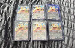 [NM-LP] [LOT OF 6] Meowth ex 062/088 Pokemon Perfect Order - Image 1