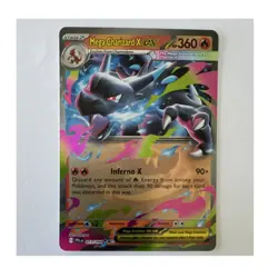 Mega Charizard X EX 013/094 Phantasmal Flames Full Art Holo Pokemon TCG - Image 1