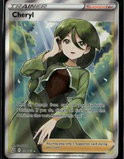 Cheryl Full Art Ultra Rare SWSH05: Battle Styles 159/163 Supporter Holo Pokemon - Image 1