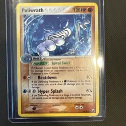 Pokemon Poliwrath - EX Unseen Forces 11/115 - Holo - Super Clean NM - Image 1