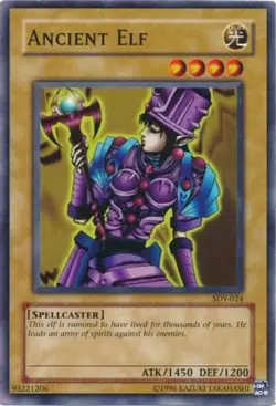 Ancient Elf - SDY-024 - Common - Unlimited Edition - Moderately Played - Starter - Image 1