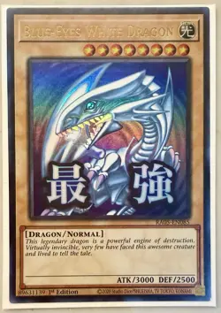 Yugioh! 1x Blue-Eyes White Dragon RA05-EN085 Ultra Rare 1st Ed NM - Image 1
