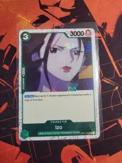 One Piece CCG Izo (Jolly Roger Foil) OP01-033 Premium Booster English UC - Image 1