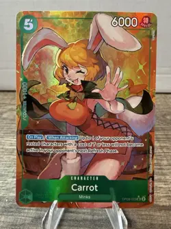 One Piece TCG Two Legends OP08-023 Carrot SR Alt Art Parallel English NM - Image 1