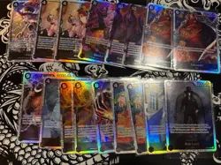 One Piece TCG 17 Black SR Lot Various Sets & Reprints English - Image 1