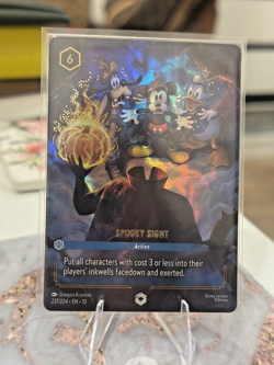 Disney Lorcana Spooky Sight (enchanted) Whispers In The Well Holofoil 237/204 - Image 2