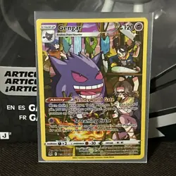 Pokemon Gengar TG06/TG30 Trainer Gallery Full Art Lost Origin Card - Image 3