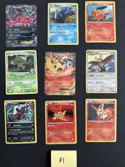 [NM] Huge Pokemon Binder Collection Lot Of 9 Cards Mid Era Vintage Old Full Art - Image 1