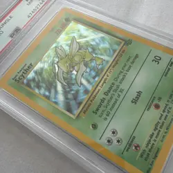 Pokemon TCG Scyther Holo Jungle Card 10/64 PSA 9 Mint - Image 3