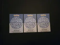 Pokemon Non TCG Crystal Card Collection Foil Lot Muk Kingler Weedle (3 Cards) - Image 2