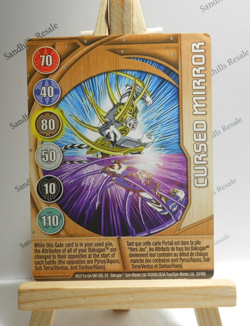 Bakugan Card - Cursed Mirror - Copper Gate Card - BA371a - 24/48e - 2008 - Image 1