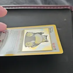 Pokemon Snorlax Jungle Holo Rare 11/64 90 HP Unlimited Basic English Card - Image 3
