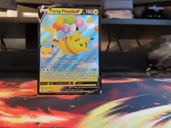 Flying Pikachu V Celebrations Holo Rare NM Pokemon Card Pack Fresh Sleeved - Image 3