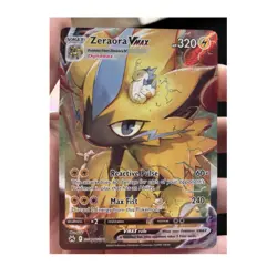 Pokemon Zeraora VMAX Ultra Rare Holo Crown Zenith GG42/GG70 320 HP TCG Card - Image 1