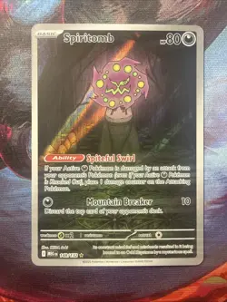 Spiritomb 148/132 Illustration Rare Mega Evolution Pokemon TCG NM Card - Image 1