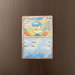 POKEMON Quaxly HOLO Card McDonalds 2023 - 03/15 Near Mint NM - Image 1