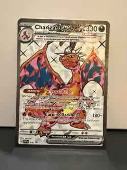 Pokemon TCG Charizard EX SVP056 Black Star Holo Promo Card - Image 1