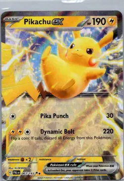Miscellaneous Cards & Products #063/193 Pikachu ex (Holiday Calendar) - Image 1