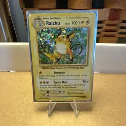 Pokemon Raichu 36/108 2016 Rare Holo Card 100 HP Mouse Stage 1 TCG - Image 1