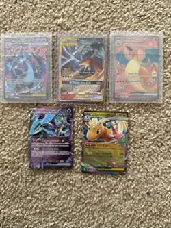 Nintendo Pokemon TCG 17-Card Lot Charizard Rowlet Zekrom Holo Foil 2025 - Image 3