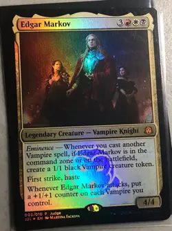 MTG English Edgar Markov NM Foil Promos: Judge - Image 1