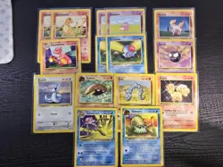 Pokemon TCG 15-card lot Legendary Collections Charmander Charmeleon Gastly +more - Image 1