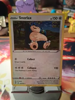 Snorlax #141/192 Swsh02: Rebel Clash Rare, Holo Card Near Mint Condition - Image 1