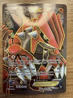 Groudon EX (Full Art) 106/108 Dark Explorers Rare Custom DIY Fan Art Card - Image 1