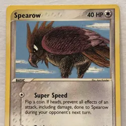 Spearow 81/100 2003 EX Sandstorm Pokemon Card Nintendo e-Series Common - Nm/Vlp - Image 2