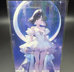 Hotaru Tomoe Sailor Saturn Anime Waifu Card Doujin ACG Goddess Holo - Image 2