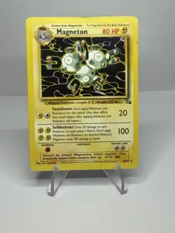 Pokemon TCG Magneton Fossil Card 26/62 Unlimited Rare Non-Holo - Image 1