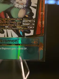 Bandai Digimon Card Game Pteromon ST18-04 Alt Art Rare Pull. NM - Image 2
