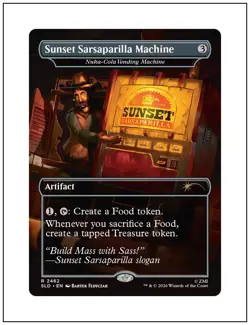 1x Sunset Sarsaparilla Machine - Nuka-Cola Vending, Fallout Secret Lair, MTG NM - Image 1