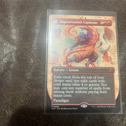 MTG Improvisation Capstone Secrets of Strixhaven Mythic Borderless NM Regular - Image 1