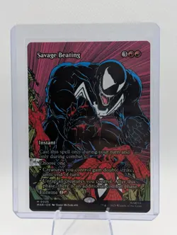 Magic The Gathering Spider-Man Savage Beating #0026 Mythic Non-Foil - Image 1