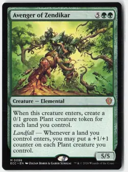 Avenger of Zendikar M Commander: Lorwyn Eclipsed 98 NM - Image 1
