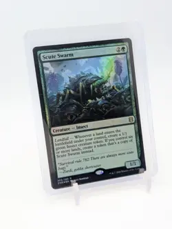 MTG - Scute Swarm - FOIL Rare #203 - Zendikar Rising NM - Image 1