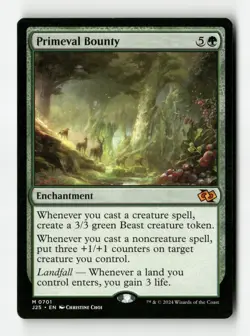 Primeval Bounty - #701 - Non Foil - MTG - Near Mint - Image 1