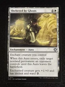 MTG Commander: Secrets of Strixhaven Sheltered by Ghosts 0171 NM - Image 1