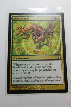 MTG Aura Shards x1- -Commander 2011-Lightly Played - Image 1