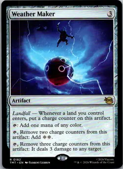 Weather Maker 0182 Rare Teenage Mutant Ninja Turtles Magic: The Gathering NM - Image 1