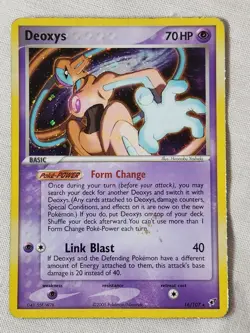 Played (MP) Deoxys - Holo #16 Deoxys Pokemon TCG - Image 1