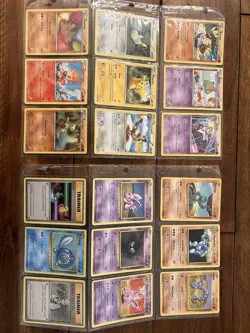 2 Page Of Pokemon Cards Lot - Image 1