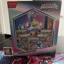 Pokemon PRISMATIC EVOLUTIONS 2025 Binder Collection Not Perfect ***Serious Buyer - Image 1